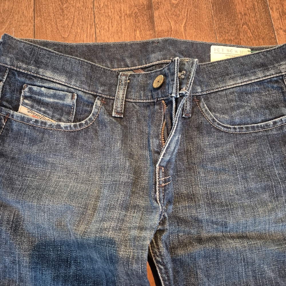 Diesel Women’s Straight Leg Jeans - Blue Denim